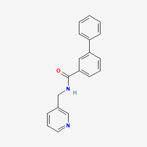 N-(3-pyridylmethyl)-3-phenylbenzamide