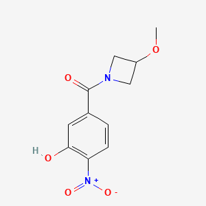 (3-Hydroxy-4-nitrophenyl)(3-methoxyazetidin-1-yl)methanone