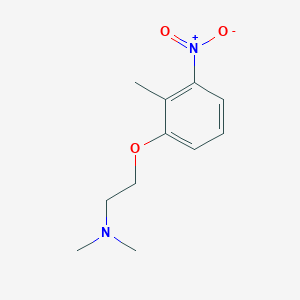Dimethyl{2-[(2-methyl-3-nitrophenyl)oxy]ethyl}amine