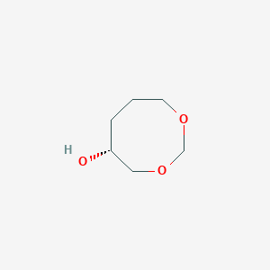 molecular formula C6H12O3 B8374413 (R)-3,5-Dioxacyclooctan-1-ol 