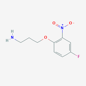3-(4-Fluoro-2-nitrophenoxy)propylamine