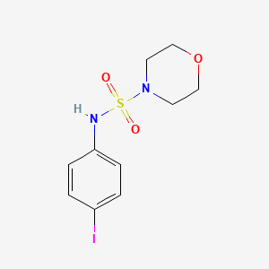 molecular formula C10H13IN2O3S B8374491 N-(4-Iodophenyl)morpholine-4-sulphonamide 