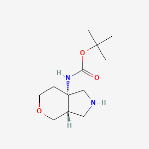 tert-Butyl((3aS,7aS)-hexahydropyrano[3,4-c]pyrrol-7a(1H)-yl)carbamate