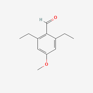 molecular formula C12H16O2 B8374569 2,6-Diethyl-4-methoxy-benzaldehyde 