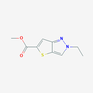 methyl 2-ethyl-2H-thieno[3,2-c]pyrazole-5-carboxylate