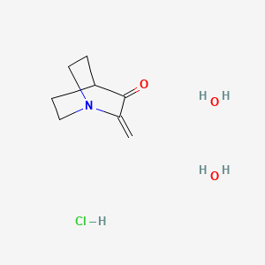 2-Methylene-3-quinuclidinone dihydrate hydrochloride