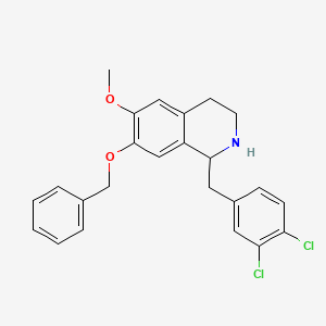 7-Benzyloxy-1-(3,4-dichloro-benzyl)-6-methoxy-1,2,3,4-tetrahydro-isoquinoline