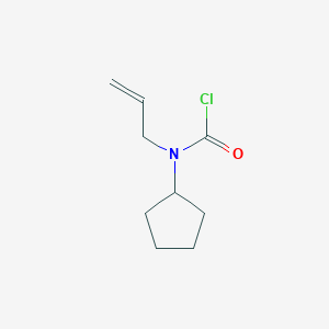 molecular formula C9H14ClNO B8374894 Allyl(cyclopentyl)carbamoyl chloride 