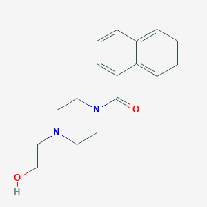 molecular formula C17H20N2O2 B8374948 2-(4-Naphthoyl-piperazin-1-yl)-ethanol 