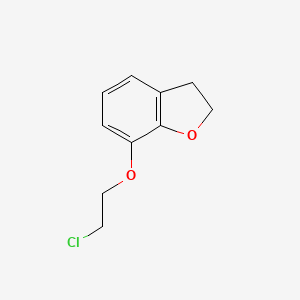 molecular formula C10H11ClO2 B8374994 2-(2,3-Dihydrobenzofuran-7-yloxy)ethylchloride 