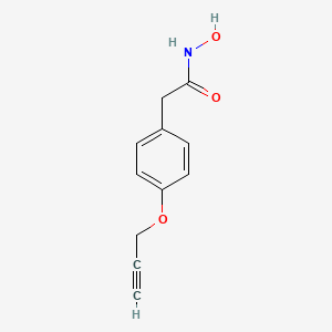 N-hydroxy-2-(4-prop-2-ynoxyphenyl)acetamide