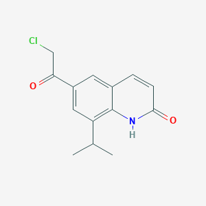 6-Chloroacetyl-8-isopropylcarbostyril