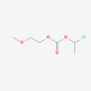 molecular formula C6H11ClO4 B8375078 Carbonic acid 1-chloro-ethyl ester 2-methoxy-ethyl ester 