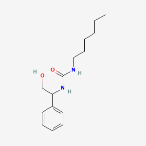 1-Hexyl-3-(2-hydroxy-1-phenylethyl)urea