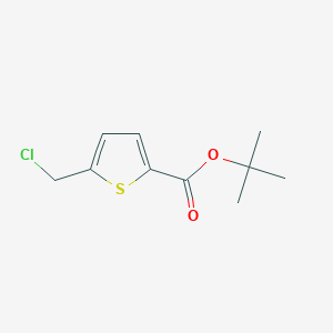 molecular formula C10H13ClO2S B8375089 5-Chloromethyl-2-thiophenecarboxylic acid tert-butyl ester 