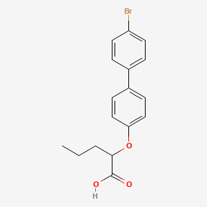 [(4'-Bromo-1,1'-biphenyl-4-yl)oxy]-valeric acid
