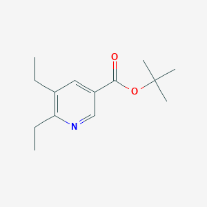 5,6-Diethyl-nicotinic acid tert-butyl ester