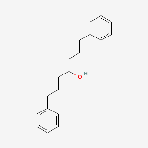 molecular formula C19H24O B8375199 1,7-Diphenyl-4-heptanol 