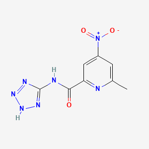 N-(5-tetrazolyl)-4-nitro-6-methyl-2-pyridinecarboxamide