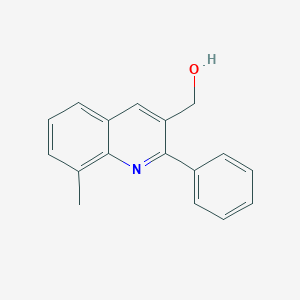 (8-Methyl-2-phenylquinolin-3-yl)methanol