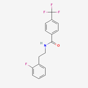 N-(2-fluorophenethyl)-4-(trifluoromethyl)benzamide