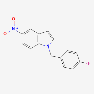 1-(4-fluoro-benzyl)-5-nitro-1H-indole