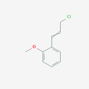 molecular formula C10H11ClO B8375344 2-Methoxy-cinnamyl chloride 