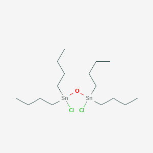 molecular formula C16H36Cl2OSn2 B083754 二锡氧烷，1,1,3,3-四丁基-1,3-二氯- CAS No. 10428-19-0