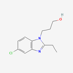 5-chloro-2-ethyl-1H-benzimidazole-1-propanol