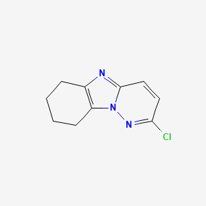 molecular formula C10H10ClN3 B8375627 6-Chloro-2,3-butanoimidazo[1,2-b]pyridazine 