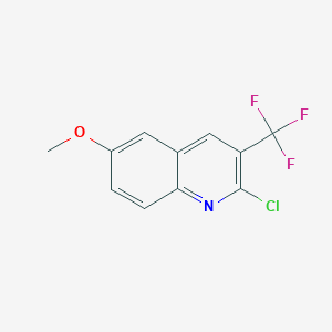 2-Chloro-6-methoxy-3-(trifluoromethyl)quinoline