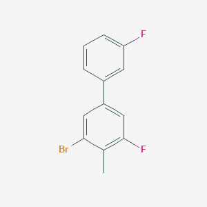 molecular formula C13H9BrF2 B8375966 3-Bromo-3',5-difluoro-4-methyl-1,1'-biphenyl 