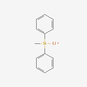 molecular formula C13H13LiSi B8376007 Lithium, (methyldiphenylsilyl)- CAS No. 3839-30-3