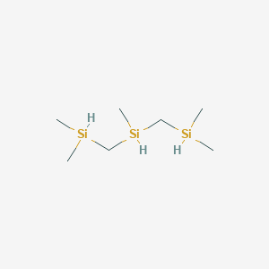 molecular formula C7H22Si3 B8376048 2,4,6-Trimethyl-2,4,6-trisilaheptane 