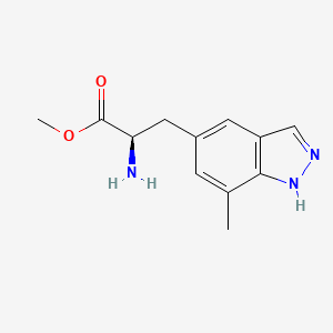 (R)-methyl 2-amino-3-(7-methyl-1H-indazol-5-yl)propanoate