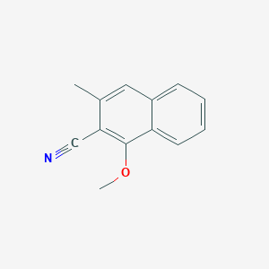 molecular formula C13H11NO B8376206 1-Methoxy-3-methyl-2-naphthonitrile 