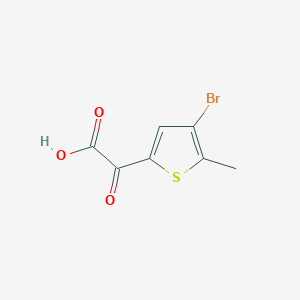 molecular formula C7H5BrO3S B8376218 (4-Bromo-5-methylthiophen-2-yl)-oxo-acetic acid 