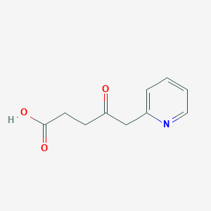 molecular formula C10H11NO3 B8376267 4-Oxo-5-(pyridin-2-yl)pentanoic acid 