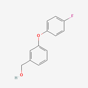 molecular formula C13H11FO2 B8376330 [3-(4-Fluorophenoxy)phenyl]methanol 