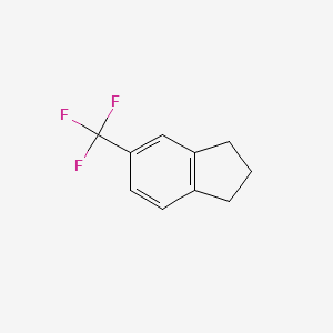 molecular formula C10H9F3 B8376411 5-Trifluoromethylindane 