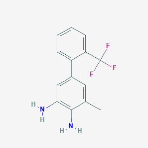 5-Methyl-2'-trifluoromethyl-biphenyl-3,4-diamine