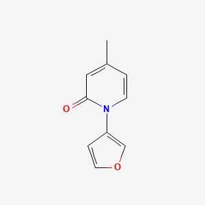 1-furan-3-yl-4-methyl-1H-pyridin-2-one