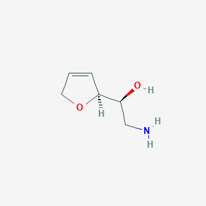 molecular formula C6H11NO2 B8376899 (S)-2-amino-1-((S)-2,5-dihydrofuran-2-yl)ethanol 