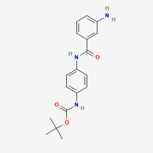 [4-(3-Amino-benzoylamino)-phenyl]-carbamic acid t-butyl ester