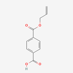 molecular formula C11H10O4 B8376990 4-(Allyloxycarbonyl)benzoic acid 