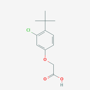 molecular formula C12H15ClO3 B8377000 (4-tert-Butyl-3-chlorophenoxy)acetic acid 