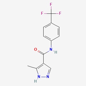 3-Methyl-4-(4-(trifluoromethyl)phenylaminocarbonyl]pyrazole