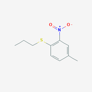 4-Methyl-2-nitro-1-(propylthio)benzene
