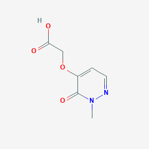 (2-Methyl-3-oxo-2,3-dihydro-pyridazin-4-yloxy)-acetic acid