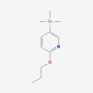 2-n-Propyloxy-5-trimethylstannylpyridine